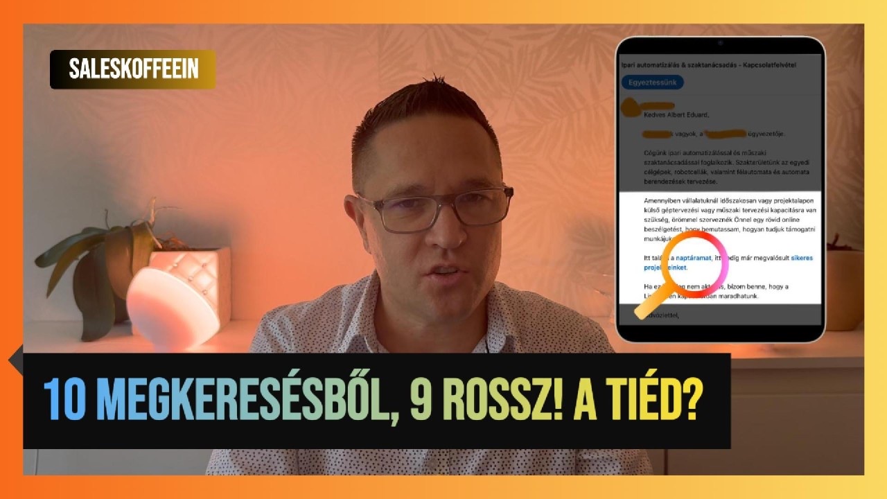 10 LinkedIn megkeresésből 9 rossz. A tiéd?